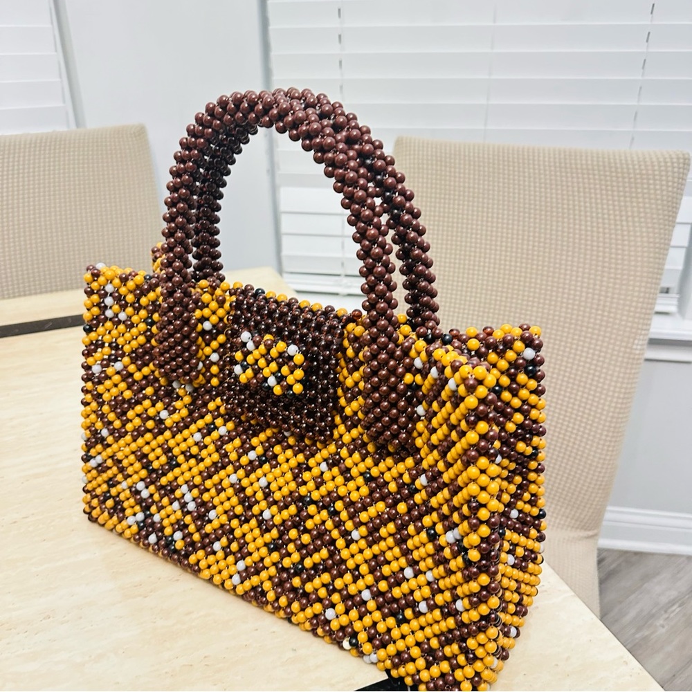 Handmade beaded handbag. Brand new Stylish handbag handmade with beads.